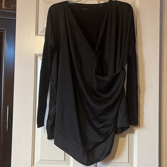 Mixed media top by All Saints - sz Small - Picture 5 of 7